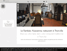 Tablet Screenshot of laflambeealsa.fr